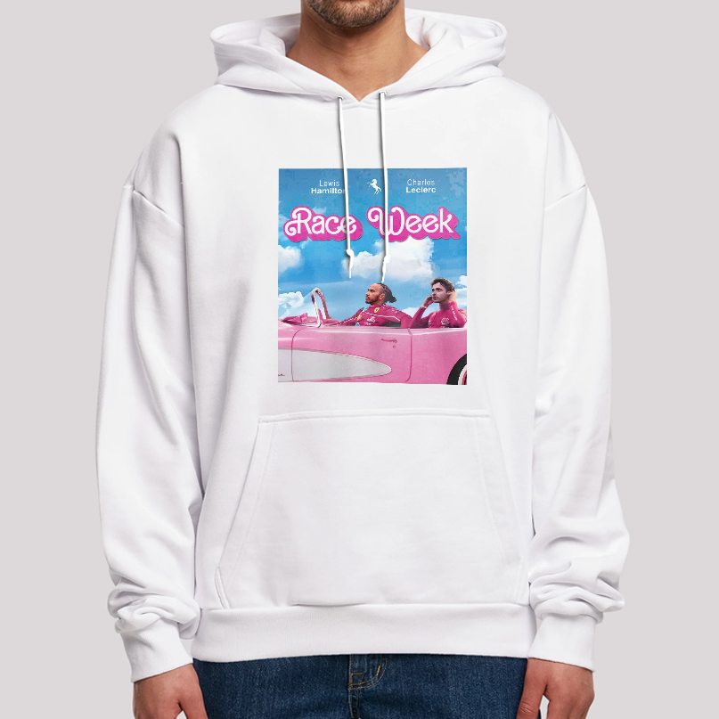 Charles Leclerc and Lewis Hamilton T-Shirt, Cute Pink Comfortable Race Week Gift for F1 Fans, Aesthetic Racing Clothing