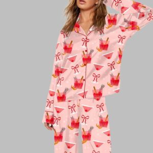 Manhattan Cocktail Martini Pajama Set