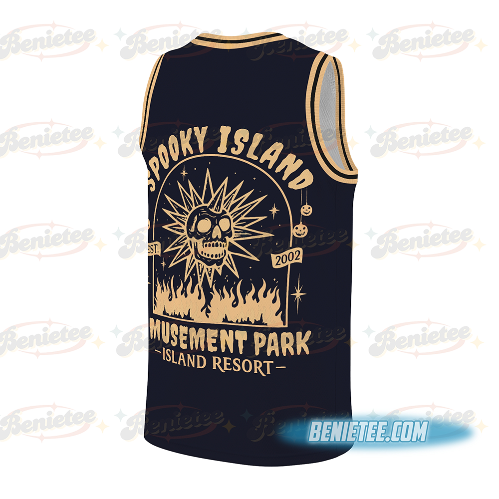 Spooky Island Basketball Jersey - Image 3