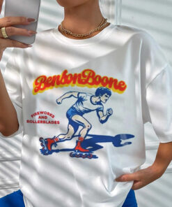 Alternative view of Benson Boone Shirt, Fireworks and Rollerblades T-Shirt, Beautiful Things, BB Tour Merch, BBoone Fan Shirt