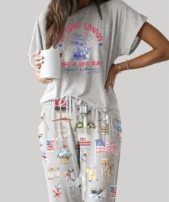 4th Of July Casual Pajama Set