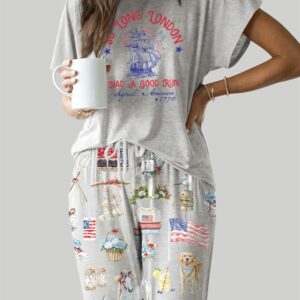 4th Of July Casual Pajama Set