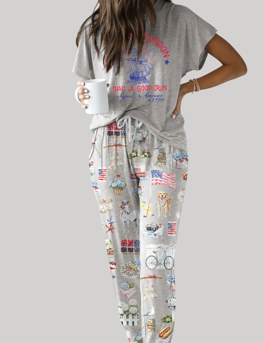 4th Of July Casual Pajama Set - Image 2