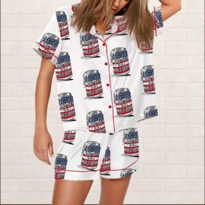 Alternative view of 4th Of July It's A Bad Day To Be A Cold Beer Pajama Set