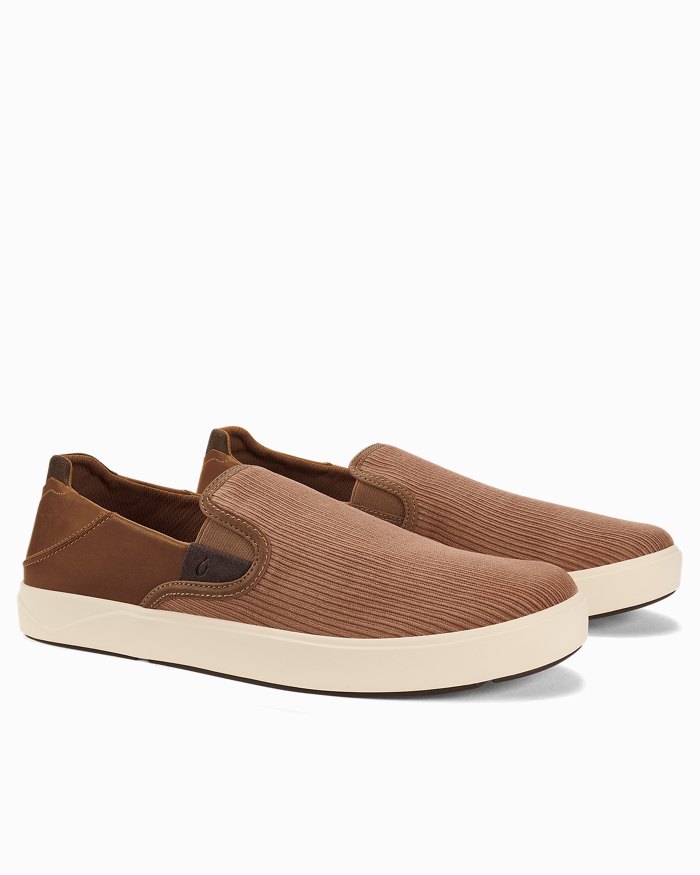 Men's OluKai Lae'ahi Kapa Corduroy Slip-On Shoes - Image 3