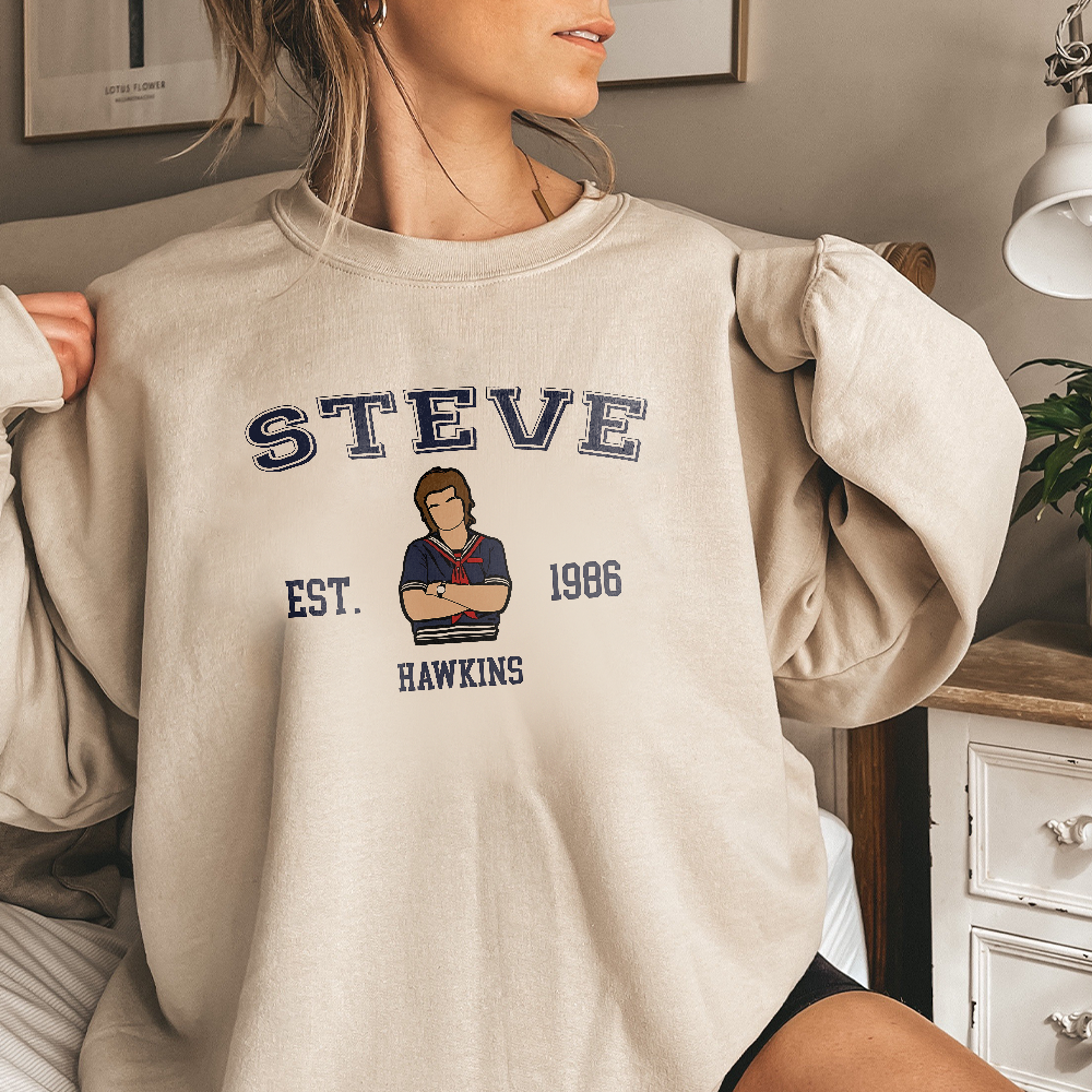Stranger Things 1986 Steve Women's T-Shirt, Sweatshirt, Hoodie - Image 9