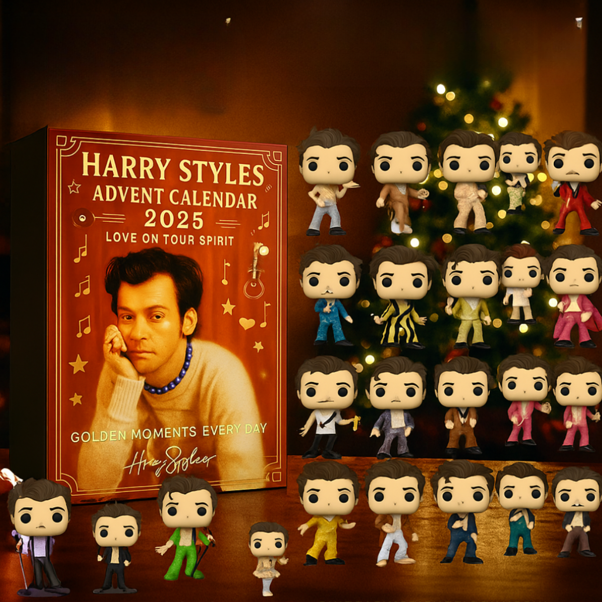 Harry Styles Advent Calendar 2025, Christmas Countdown Advent Calendar Gift Box With 24 Acrylic Ornaments - Image 7