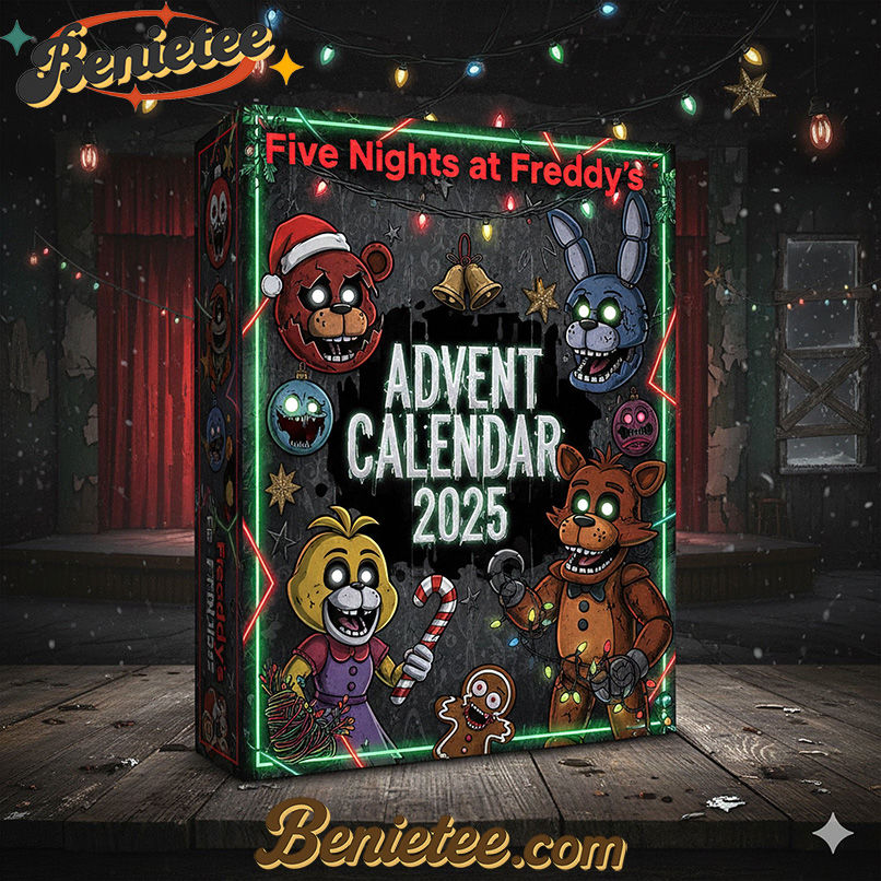 Five Nights at Freddy's Premium Advent Calendar 2025 CHRISTMAS GIFT, CHRISTMAS IDEA, Christmas Countdown Advent Calendar Gift Box with 24 Acrylic Ornaments