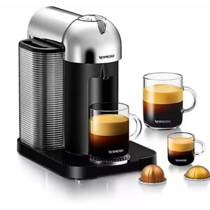 Nespresso Vertuo Coffee/Espresso Machine by Breville, Chrome
