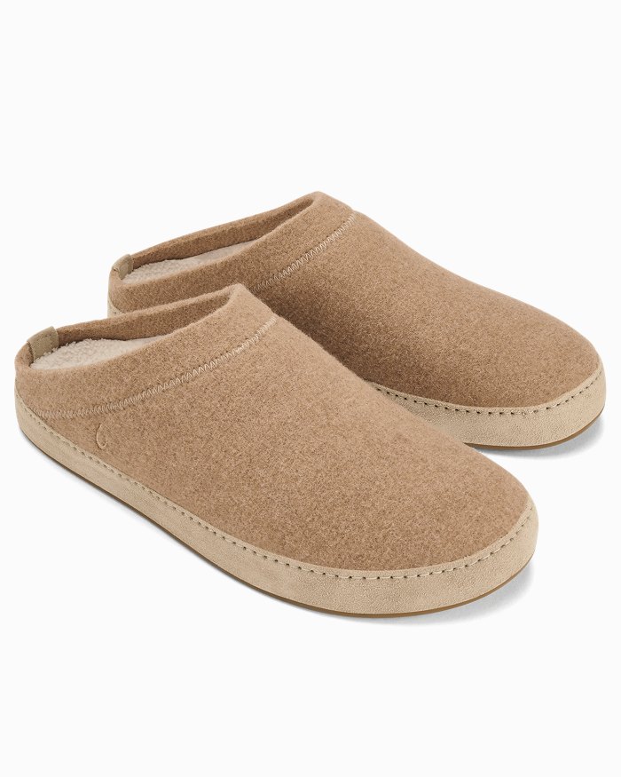 Men's OluKai Hamani Hulu Felt Mules - Image 3