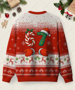 Alternative view of 67 Red Ugly Christmas Fuzzy Fleece Sweatshirt