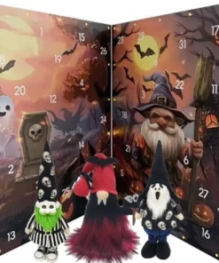 Halloween Advent Calendar Blind Box Mini Cartoon Halloween Countdown Calendar Halloween Gnome Countdown Advent Calendar
