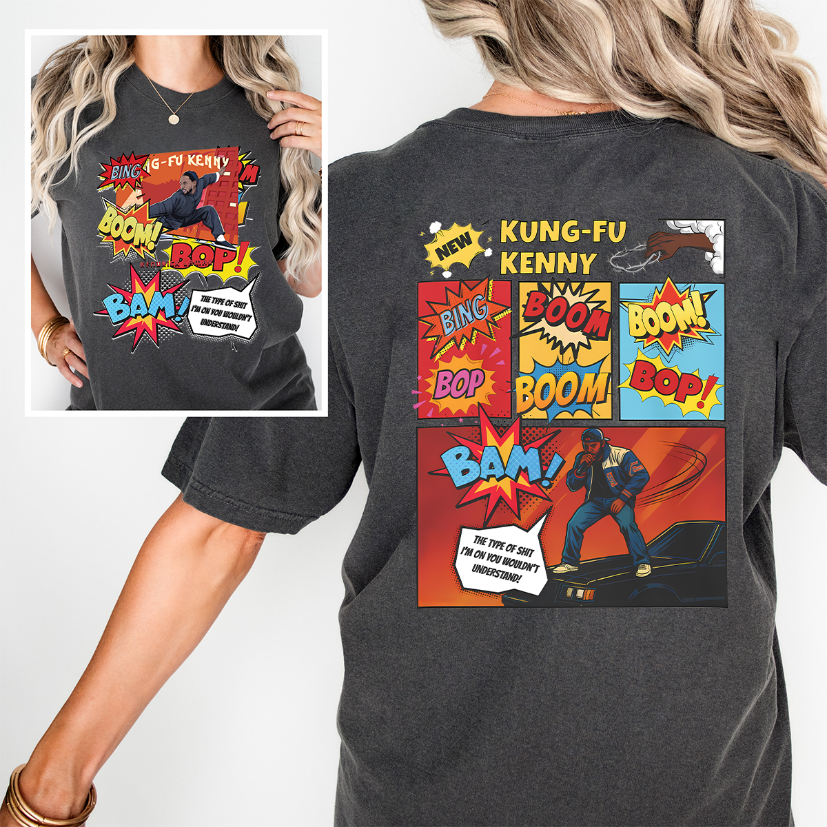 Kendrick Lamar Hoodie, Kendrick Lamar Tour Sweatshirt, Vintage Graphic T-shirt, Rap Shirt, Gift For Men - Image 8