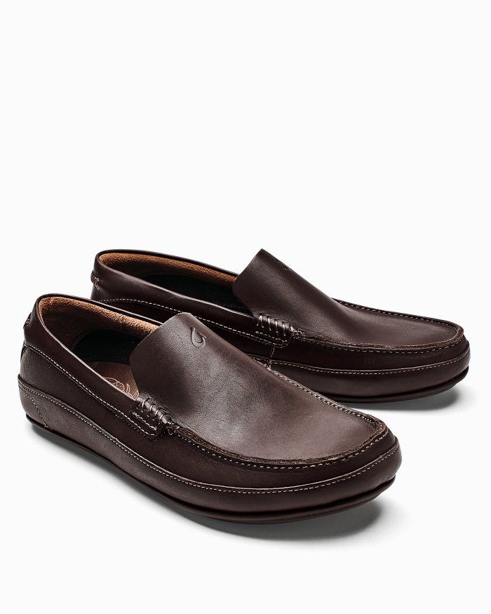 Men's Exclusive OluKai Niolo Driver Slip-On Shoes - Image 4