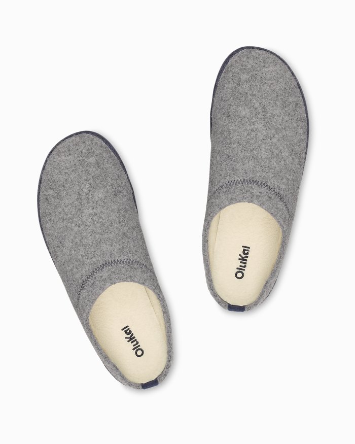 Men's OluKai Hamani Hulu Felt Mules - Image 5