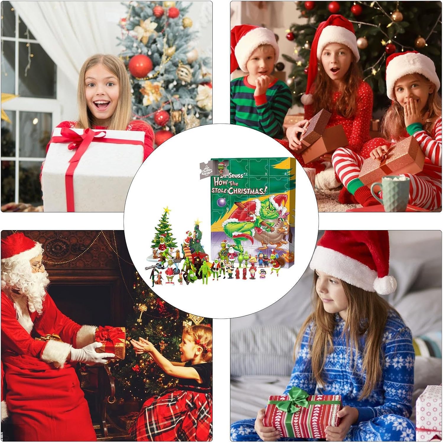 Christmas Grinch 3D Advent Calendar 2025, Christmas Countdown 3D Advent Calendar Gift Box With 24pcs - Image 6
