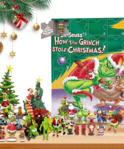 Alternative view of Christmas Grinch 3D Advent Calendar 2025, Christmas Countdown 3D Advent Calendar Gift Box With 24pcs