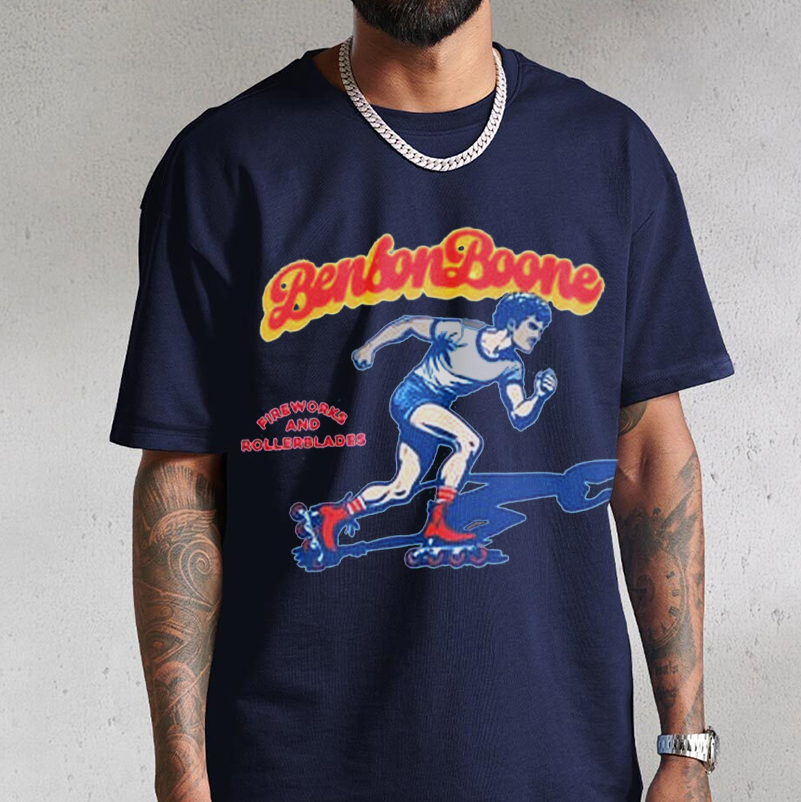 Benson Boone Shirt, Fireworks and Rollerblades T-Shirt, Beautiful Things, BB Tour Merch, BBoone Fan Shirt - Image 5