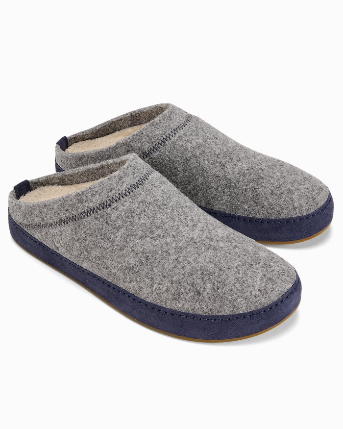 Men's OluKai Hamani Hulu Felt Mules - Image 6