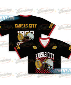 90s Style Kansas City Croptop Mesh Football, Kansas City Game Day Croptop Mesh Football