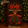 AC/DC AC DC band Premium Advent Calendar 2025 CHRISTMAS GIFT, CHRISTMAS IDEA, Christmas Countdown Advent Calendar Gift Box with 24 Acrylic Ornaments