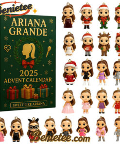 Ariana Grande Premium Advent Calendar 2025 CHRISTMAS GIFT, CHRISTMAS IDEA, Christmas Countdown Advent Calendar Gift Box with 24 Acrylic Ornaments