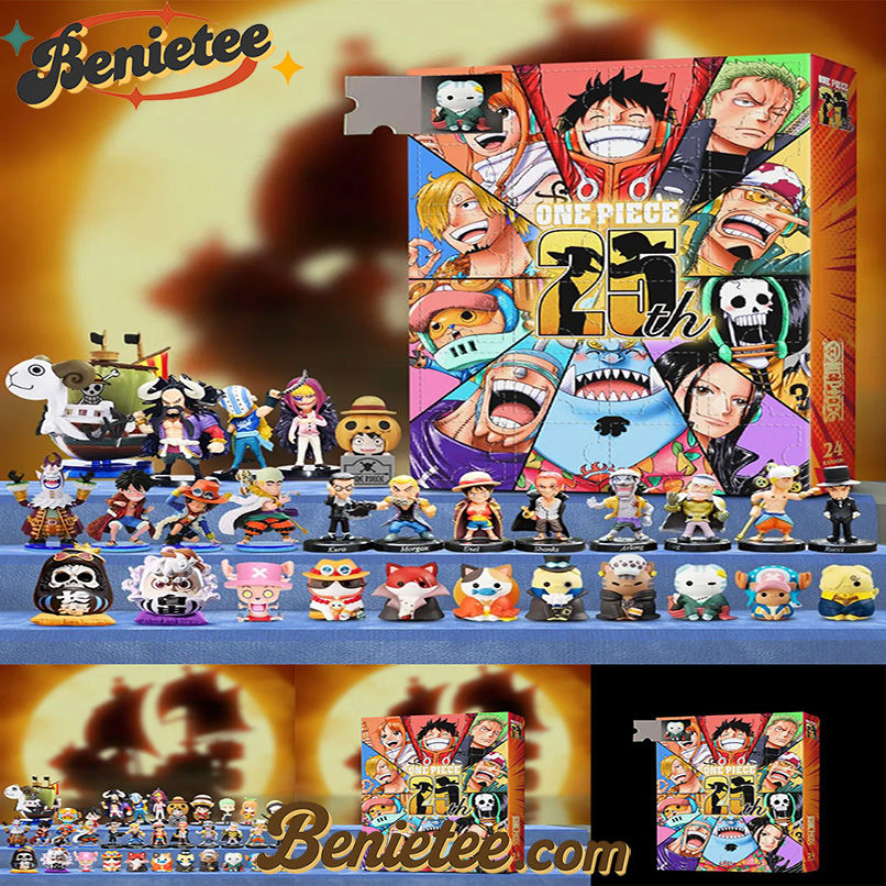 Advent Calendar One Piece 25th Anniversary Limited Edition, Christmas Countdown Advent Calendar Gift Box with 24 Acrylic Ornaments - Image 4