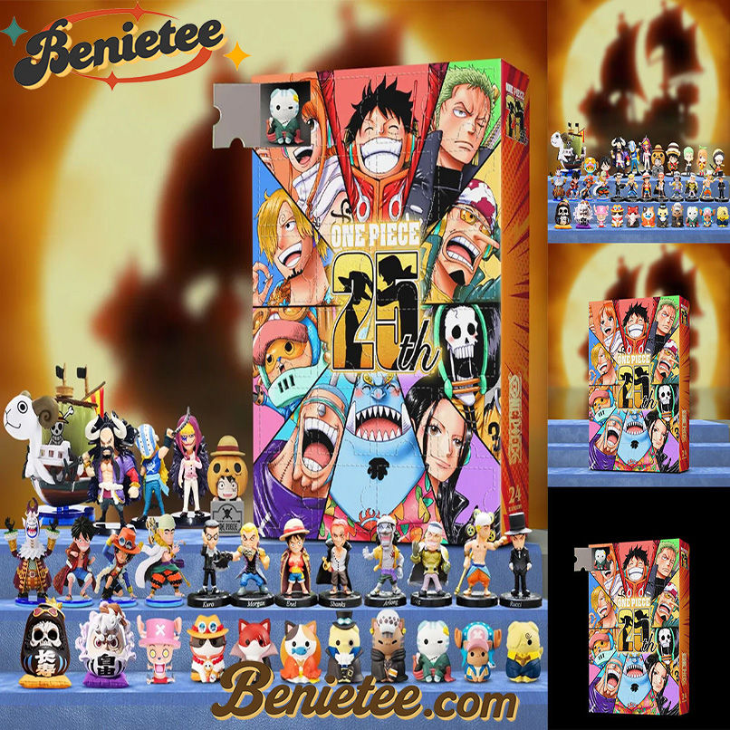 Advent Calendar One Piece 25th Anniversary Limited Edition, Christmas Countdown Advent Calendar Gift Box with 24 Acrylic Ornaments - Image 3