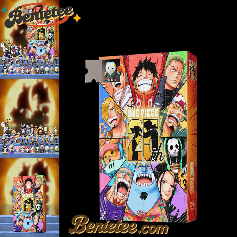 Advent Calendar One Piece 25th Anniversary Limited Edition, Christmas Countdown Advent Calendar Gift Box with 24 Acrylic Ornaments - Image 2