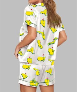 Alternative view of All Masters-Style Golf Print Pajama Set