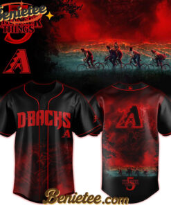 All Team MLB Arizona Diamondbacks x Stranger Things Baseball Jersey 2025 Editions Limited