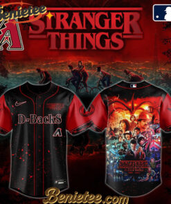 All Team MLB Arizona Diamondbacks x Stranger Things Baseball Jersey 2025 Editions Limited