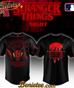 Alternative view of All Team MLB Arizona Diamondbacks x Stranger Things Night Baseball Jersey Limited Edition