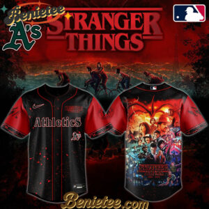 All Team MLB Athletics x Stranger Things Baseball Jersey 2025 Editions Limited