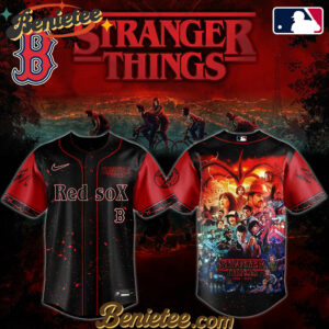 All Team MLB Boston Red Sox x Stranger Things Baseball Jersey 2025 Editions Limited