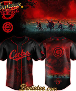 All Team MLB Chicago Cubs x Stranger Things Baseball Jersey 2025 Editions Limited