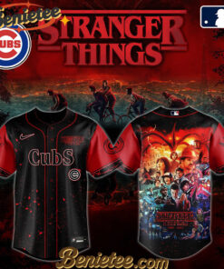 All Team MLB Chicago Cubs x Stranger Things Baseball Jersey 2025 Editions Limited