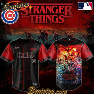 All Team MLB Chicago Cubs x Stranger Things Baseball Jersey 2025 Editions Limited