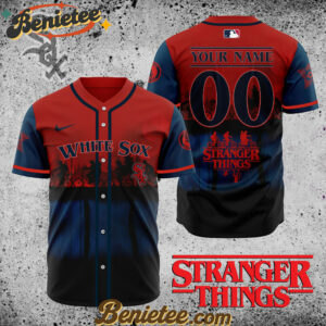 All Team MLB Chicago White Sox X Stranger Things Baseball Jersey