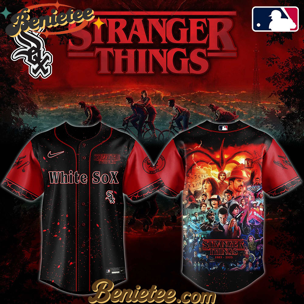 All Team MLB Chicago White Sox x Stranger Things Baseball Jersey 2025 Editions Limited - Image 3