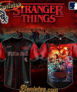 All Team MLB Chicago White Sox x Stranger Things Baseball Jersey 2025 Editions Limited
