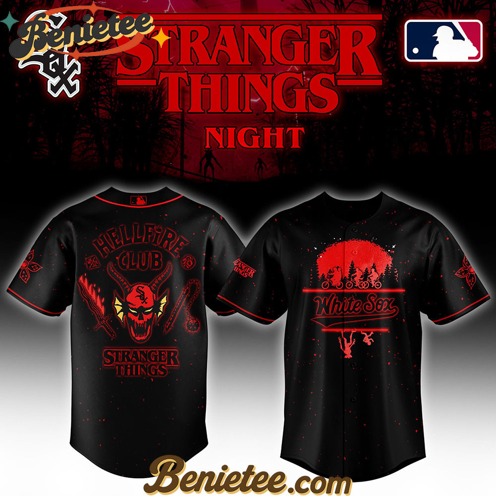All Team MLB Chicago White Sox x Stranger Things Night Baseball Jersey Limited Edition - Image 2