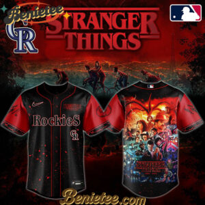 All Team MLB Colorado Rockies x Stranger Things Baseball Jersey 2025 Editions Limited