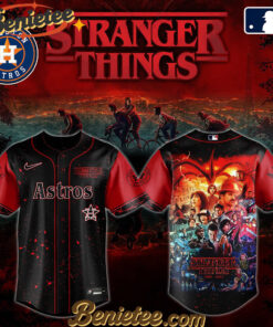 All Team MLB Houston Astros x Stranger Things Baseball Jersey 2025 Editions Limited