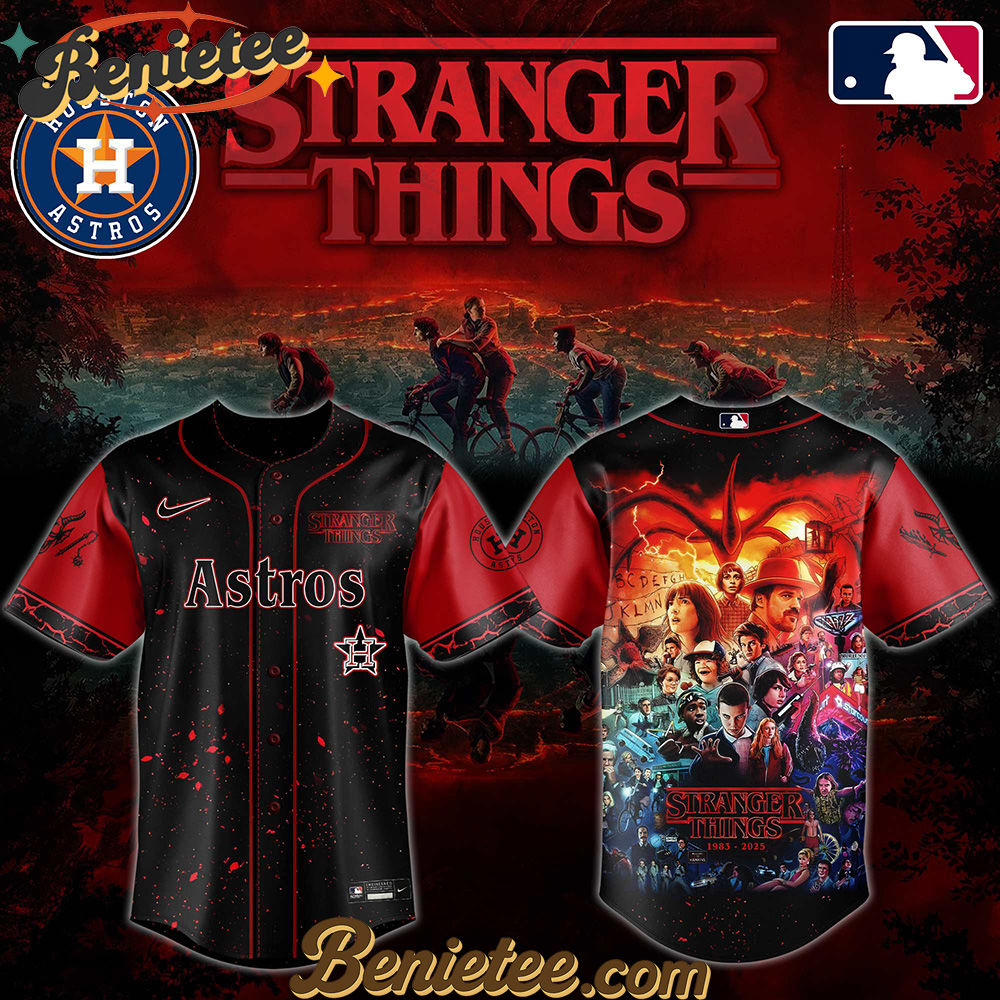 All Team MLB Houston Astros x Stranger Things Baseball Jersey 2025 Editions Limited