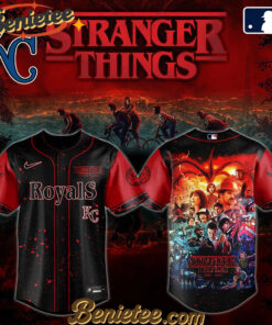 All Team MLB Kansas City Royals x Stranger Things Baseball Jersey 2025 Editions Limited
