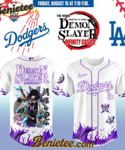 All Team MLB Los Angeles Dodgers x Demon Slayer Baseball Jersey 2025 v12, Custom Anime Trending, Gift For Anime Lovers