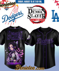 All Team MLB Los Angeles Dodgers x Demon Slayer Baseball Jersey 2025 v14, Custom Anime Trending, Gift For Anime Lovers