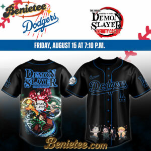 All Team MLB Los Angeles Dodgers x Demon Slayer Baseball Jersey 2025 v15, Custom Anime Trending, Gift For Anime Lovers