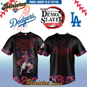 All Team MLB Los Angeles Dodgers x Demon Slayer Baseball Jersey 2025 v3, Custom Anime Trending, Gift For Anime Lovers